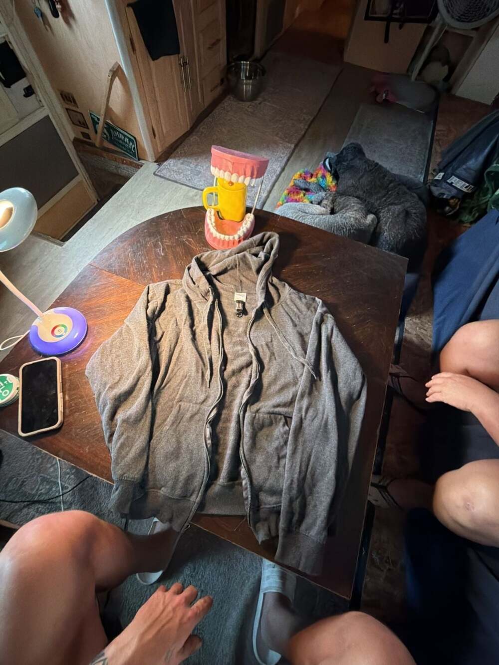 Mission Ridge Zip-Up Hoodie Size L Gray